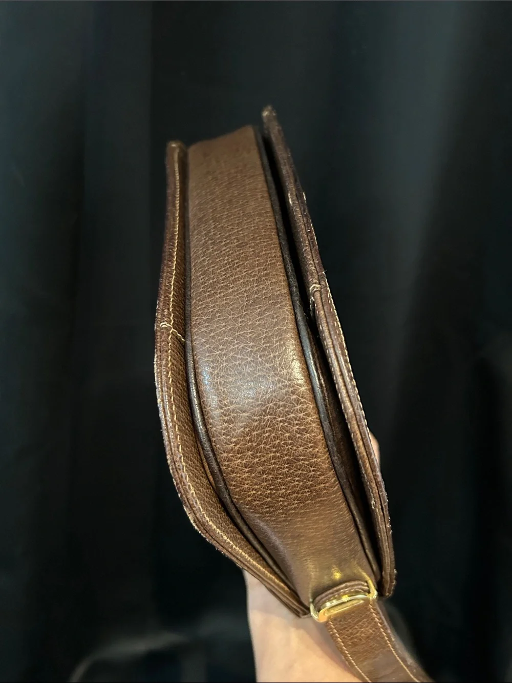 VTG Gucci Ophidia Coated Canvas Shoulder bag w/ Brown Trim Red/Green Sherry Line - Picture 12 of 17